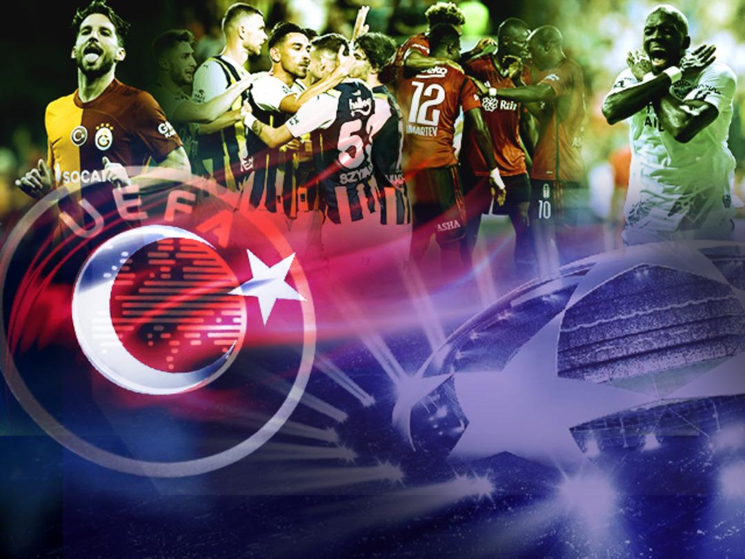 Avrupa'da 4'te 4 sonrası &uuml;lke puanı sıralamasında yıllar sonra bir ilk yaşandı! Devler Ligi i&ccedil;in...