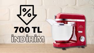Fiyatı 2799 TL'ye düştü! Mutfakta harikalar yaratmanızı sağlayacak stand mikserde indirim