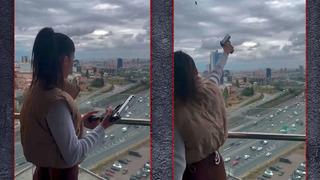 Kadın maganda lüks rezidanstan kurşun yağdırdı! Gururla paylaştı, sosyal medyada büyük tepki topladı: Batışehir'de dehşet anları