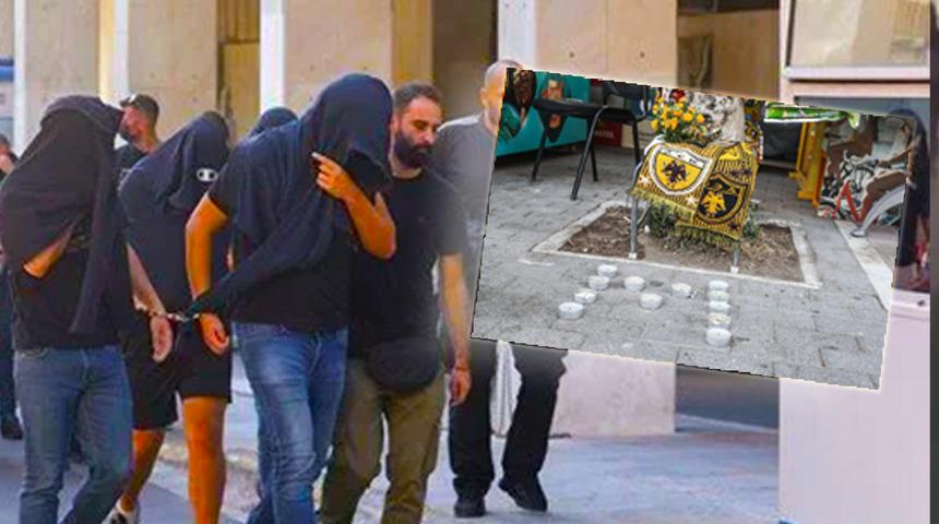 Maç öncesi 1 AEK taraftarı ölmüştü! Hırvat taraftarların ifade verdiği mahkeme binası önünde ortalık savaş alanına döndü