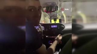 Önce 200 lira istedi, sonra 'işim var' dedi! Pişkin taksicinin o anları kamerada