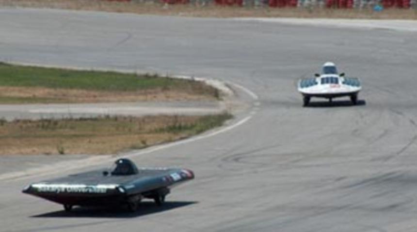 G&uuml;neş arabası yarışlara hazırlanıyor