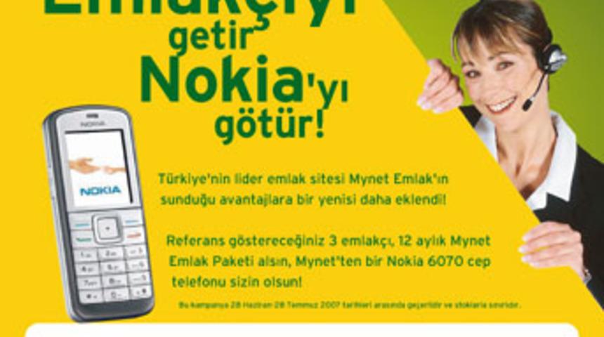 Emlak&ccedil;ıyı getir, Nokia'yı g&ouml;t&uuml;r!