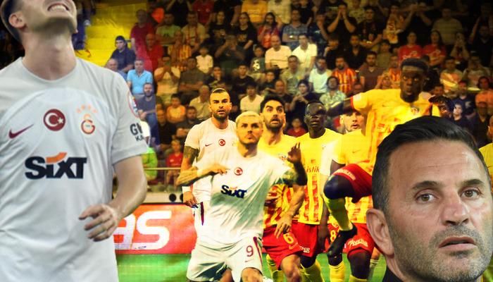 Son şampiyon Galatasaray, Kayserispor ile golsüz berabere kaldı! Sarı-Kırmzılılar’da Zaha ve Kerem Demirbay ilk kez sahada…