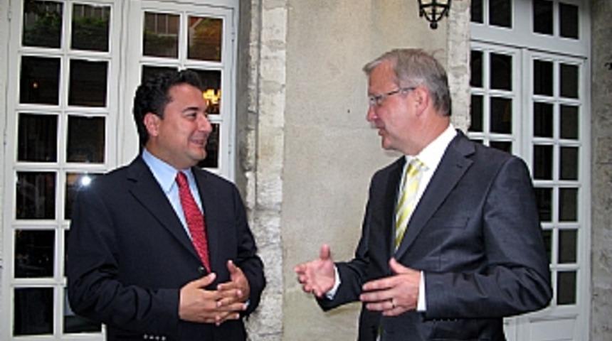 Babacan, Ollı Rehn ile g&ouml;r&uuml;şt&uuml;