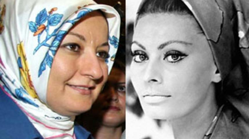 "Hayr&uuml;nnisa G&uuml;l'e Sophia Loren imajı"