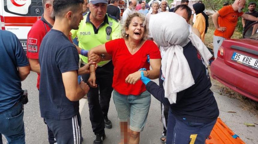 Feci kazada eşini ve kayınvalidesini kaybetti! Kadın sürücünün feryatları yürekleri dağladı