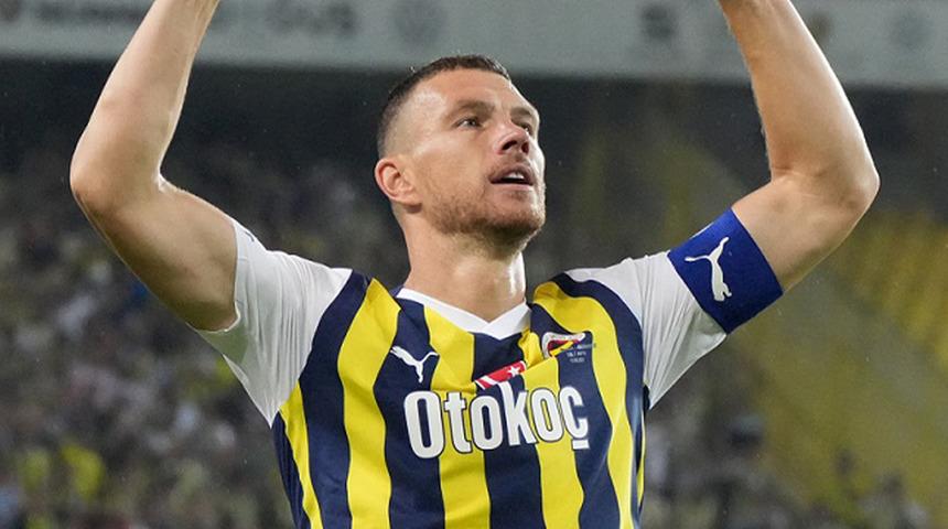 Fenerbahçe'nin yeni yıldızı Edin Dzeko'ya Süper Lig'deki ilk maçında 3 dakika yetti! Asist Tadic'ten, gol Dzeko'dan...