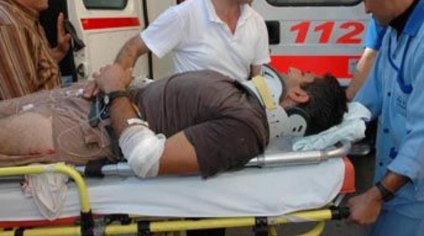 Alanya'da paraş&uuml;t&ccedil;&uuml; yere &ccedil;akıldı