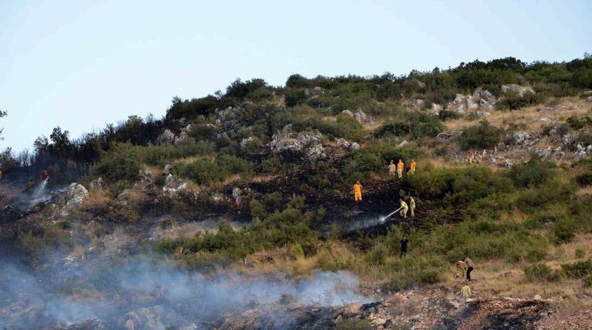 Kırkağaç’ta korkutan orman yangını