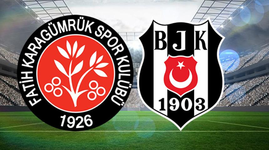 Süper Lig Fatih Karagümrük Beşiktaş maçı kaç kaç bitti? Fatih Karagümrük Beşiktaş maçı sonucu