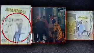 Sokak ortasında iğrenç taciz! Birdenbire kendine çekip... Engelli genci istismar eden adamı tekme tokat dövdüler