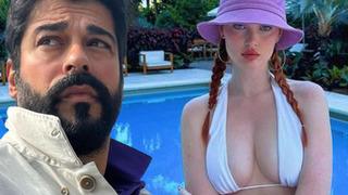 Cüretkar pozlarıyla tanınan model Angelina Michelle, Burak Özçivit ile Facetime caps'i paylaşınca...