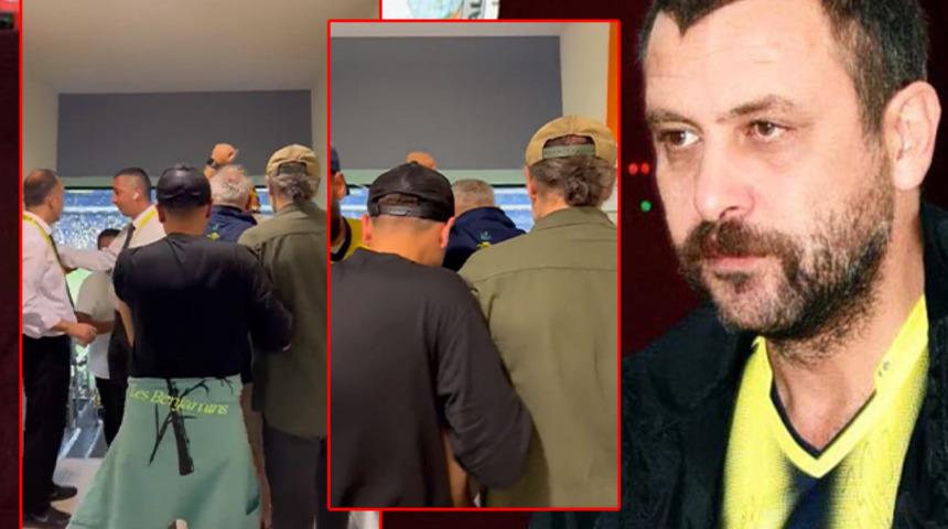 Fenerbahçe maçına giden Nejat İşler, ayakta zor durdu! O anlar taraftar kamerasına yansıdı...