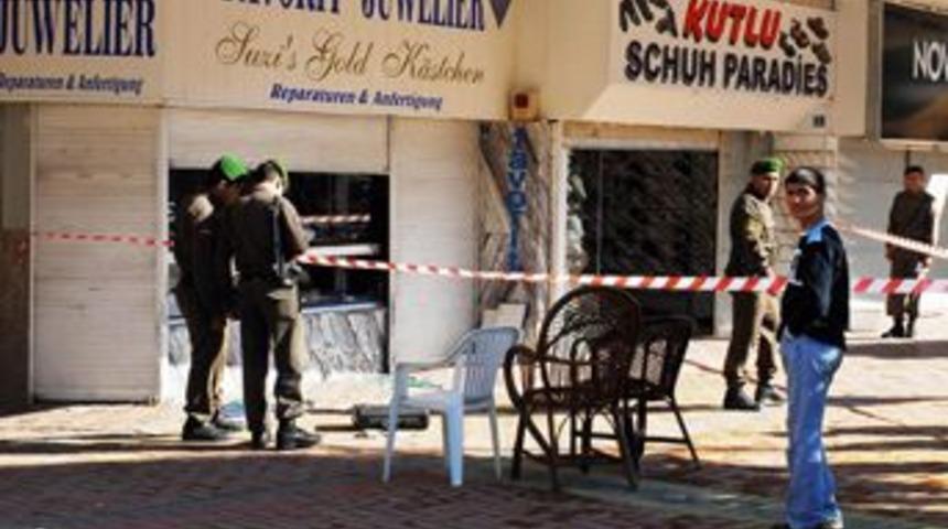 Alanya'da kuyumcu soygunu