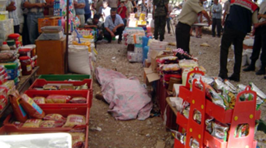 Pazar yerinde cinayet