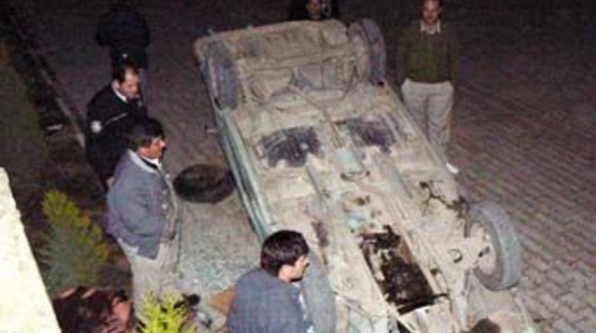 Selendi'de akıl almaz kaza