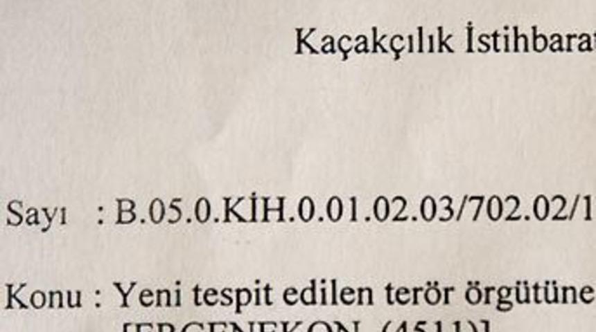 Ergenekon'un kodu '4511'