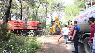 Kemer'de çıkan orman yangını kontrol altına alındı