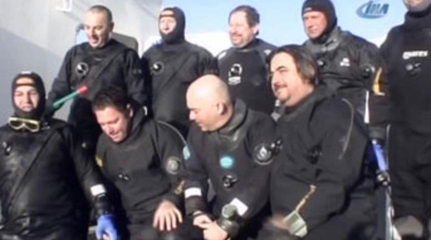 Buzulda T&uuml;rk dalışı