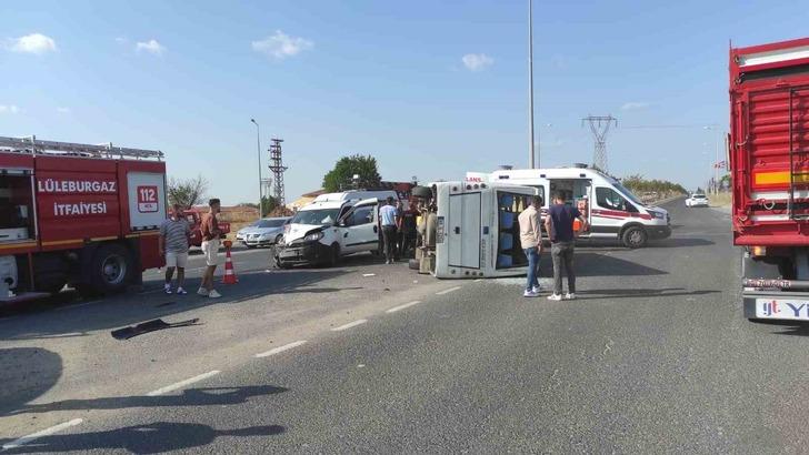 Kırklareli’nde trafik kazası: 3 yaralı G1