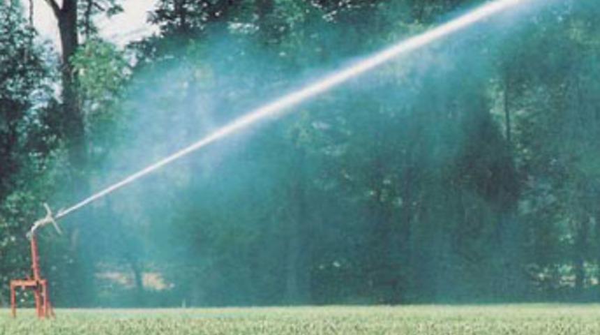 Topbaş "Sulamayı yavaşlattık''