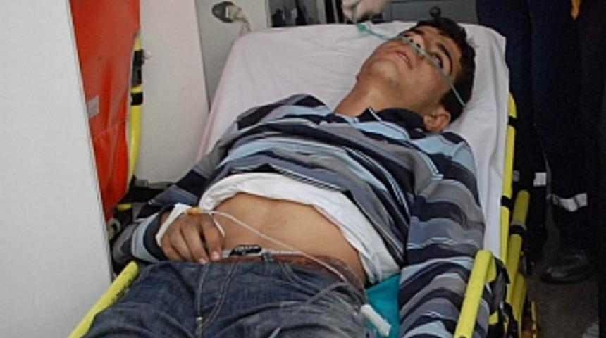 14 yaşındaki &ccedil;ocuğa silahlı saldırı