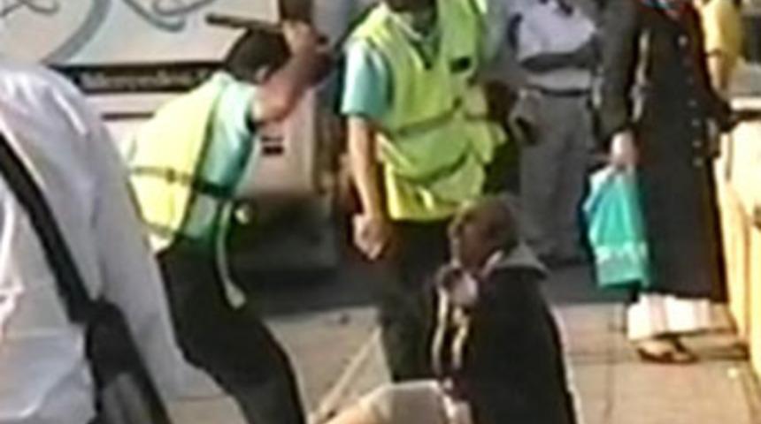 Otogar'da g&uuml;venlik&ccedil;i ter&ouml;r&uuml;