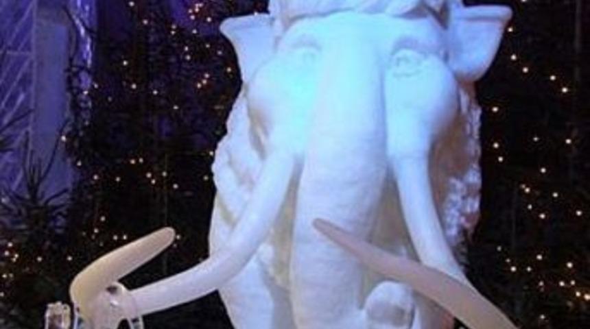 Buzdan heykeller g&ouml;z kamaştırıyor