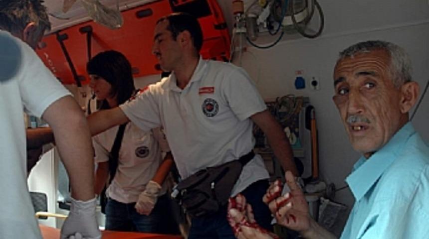 2 arkadaşın bı&ccedil;aklı şakası kanlı bitti