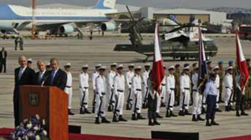 ABD Başkanı Bush İsrail'de