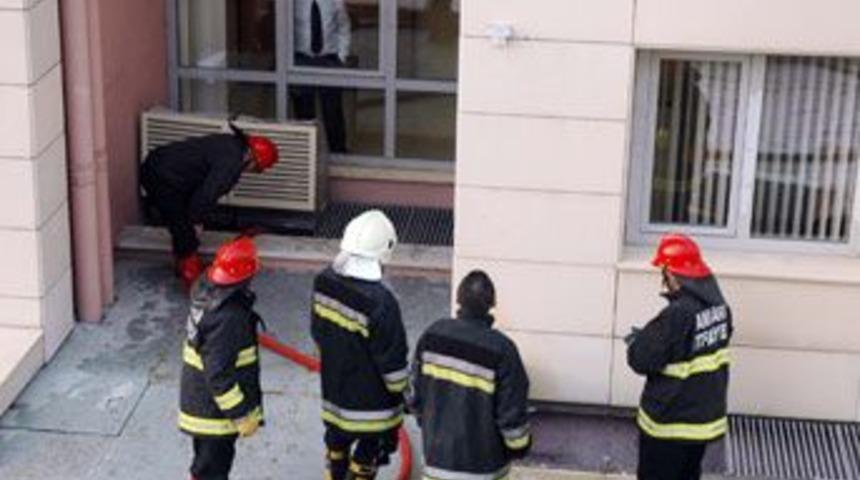 Sosyal Gvenlik Krumu'nda yangın