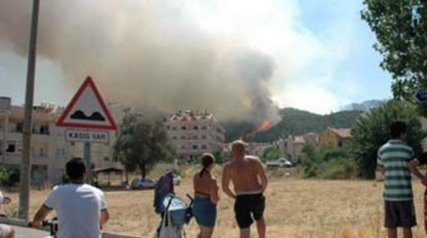 Bodrum'daki orman yangını