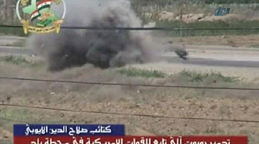 Bomba imha robotunun imha olduğu an