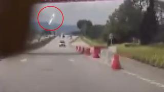 Malezya'da özel jet otoyola düştü: 10 kişi hayatını kaybetti... Dehşet anları kamerada!