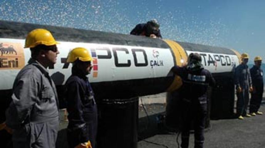 Trans Anadolu Boru Hattının temeli atıldı