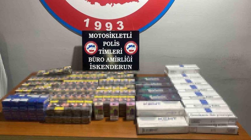 Hatay’da 630 paket kaçak sigara ele geçirildi
