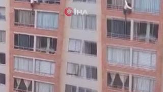Kolombiya'da peş peşe depremler! 7’nci kattan atlayıp hayatını kaybetti