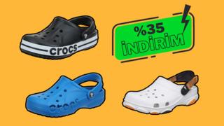 Hafif, rahat, tarz! Crocs terlik modellerinde %35 indirim