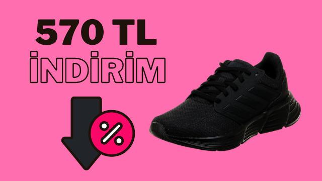 Fiyatı 816 TL'ye düştü! Rahatlığın diğer adı Adidas Galaxy QK Ayakkabı'da büyük indirim