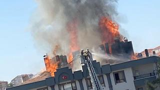 Ankara'da korku dolu dakikalar! Yangın kısa sürede yayıldı