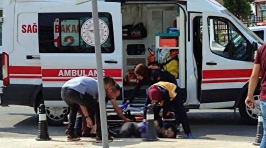 Dehşete düşüren görüntü! Yolda karşılaştılar, sonrası korkunç