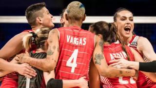 Filenin Sultanları rakip tanımıyor! Avrupa Şampiyonası grup aşamasındaki ilk maçında İsveç'i set vermeden mağlup ettik 