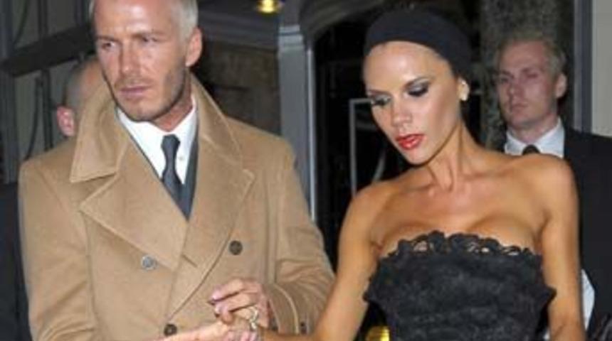 Beckham'ın sa&ccedil;ları beyazladı <font color="red">Galeri</font>