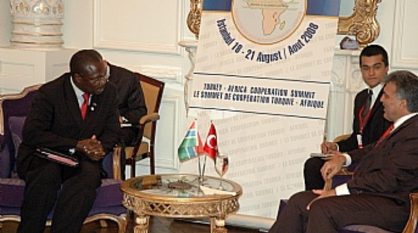 Cumhurbaşkanı G&uuml;l'&uuml;n ikili g&ouml;r&uuml;şmeleri sona erdi