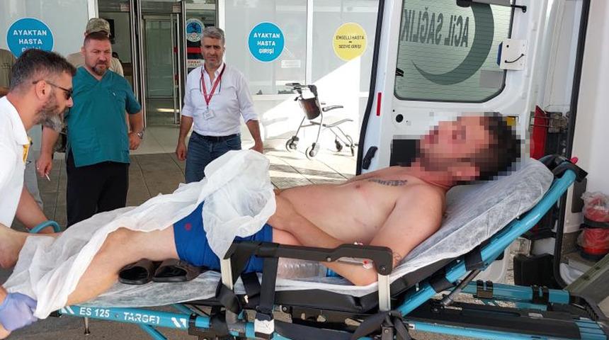 İşsiz genç üzerine benzin dökerek kendini yakmak istedi