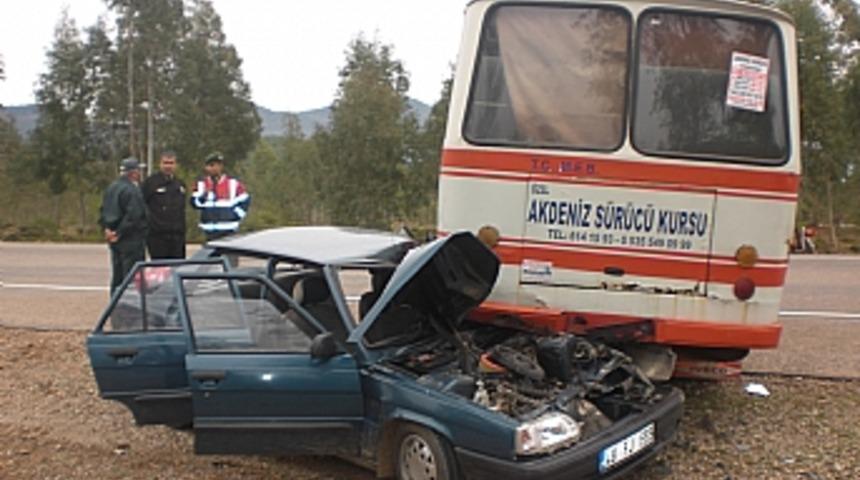 Ehliyet almadan trafik canavarı ile tanıştı