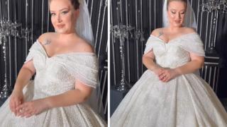 Doya Doya Moda'nın yıldızı Birben Coşkun evlendi! İmam nikahı görüntüleri olay oldu! Mehir olarak bakın ne istedi