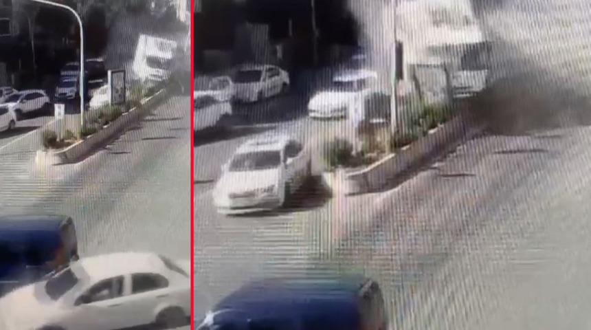 Yozgat'ta korku dolu anlar! Kamyon dehşeti: 8 araca çarptı, yaralılar var