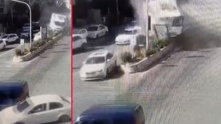 Yozgat'ta korku dolu anlar! Kamyon dehşeti: 8 araca çarptı, yaralılar var